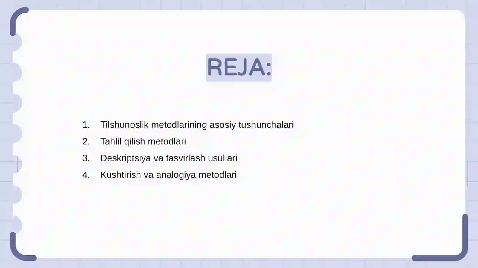 Tilshunoslik metodlari 2