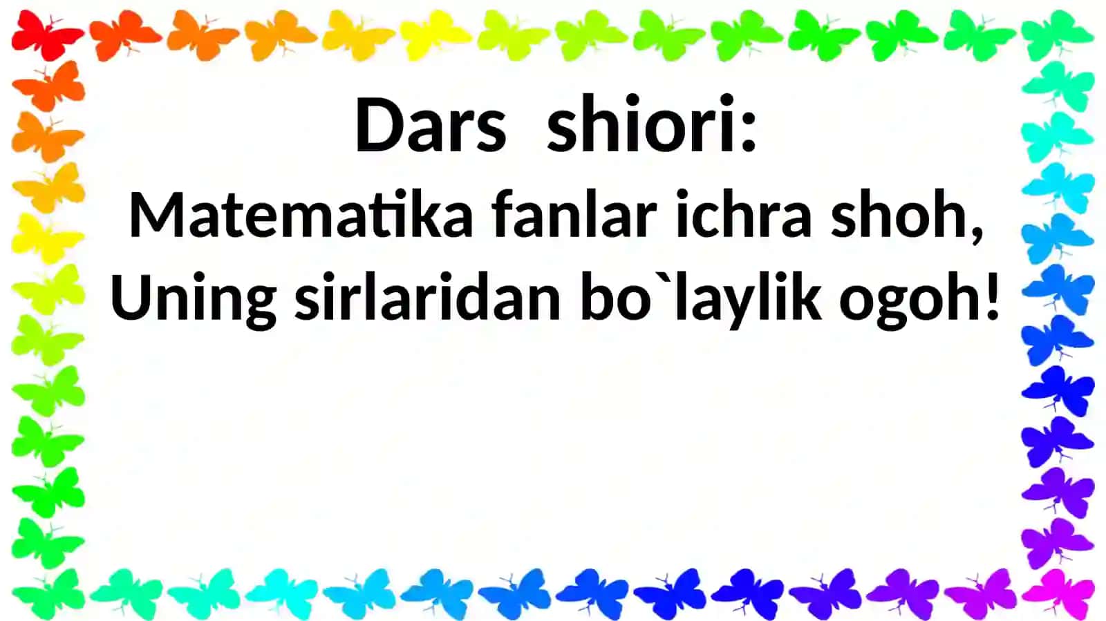 3-sinf, Fannomi:Matematika, Mavzu:1000ichidasonlarniayirishusullari 2