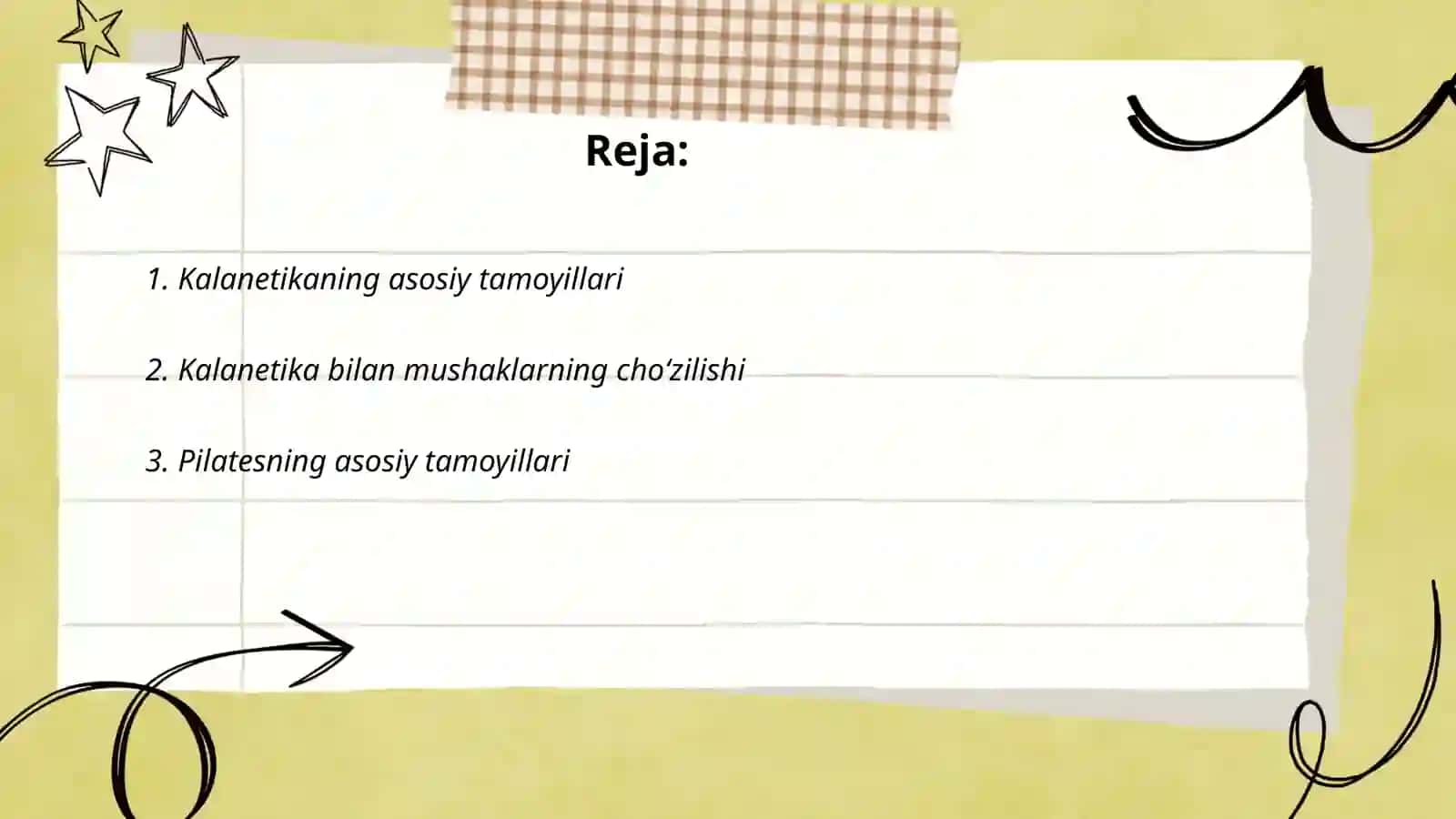 Kalanetika mashqlar 2