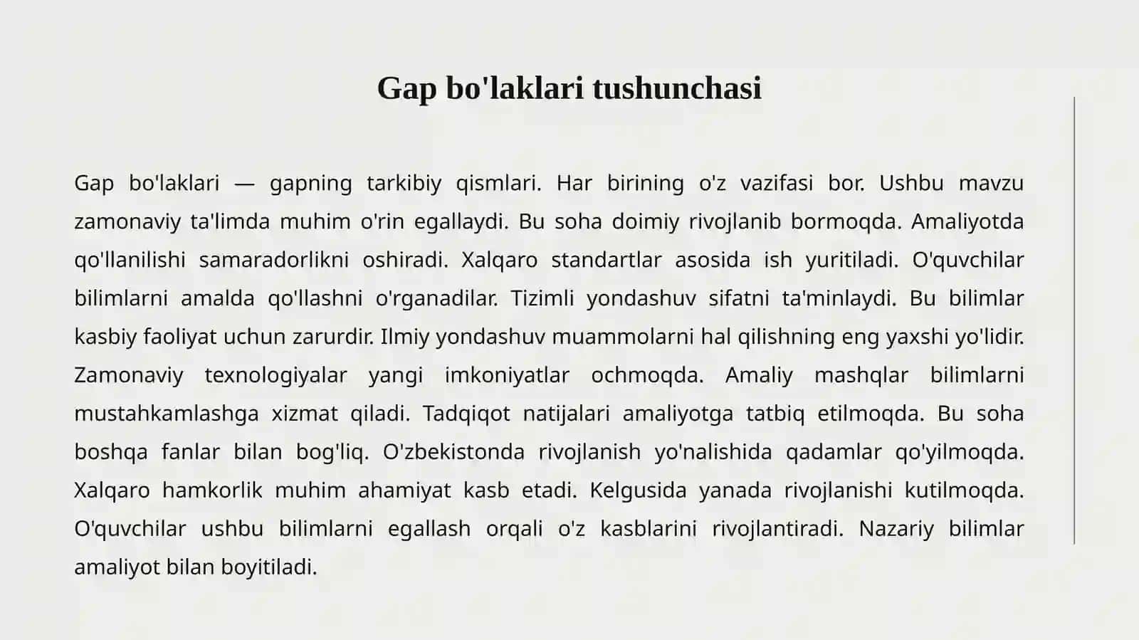 Gap bo'laklari 2