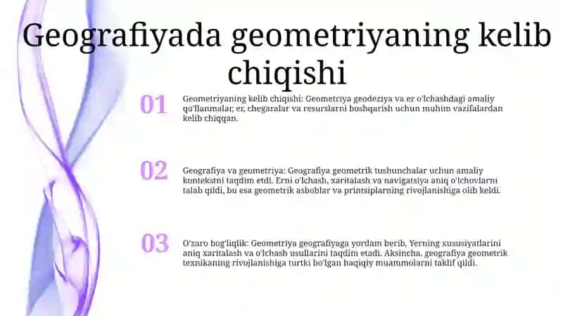 Geografiya Va Geometriya Orasidagi BogʻLiqlik 2
