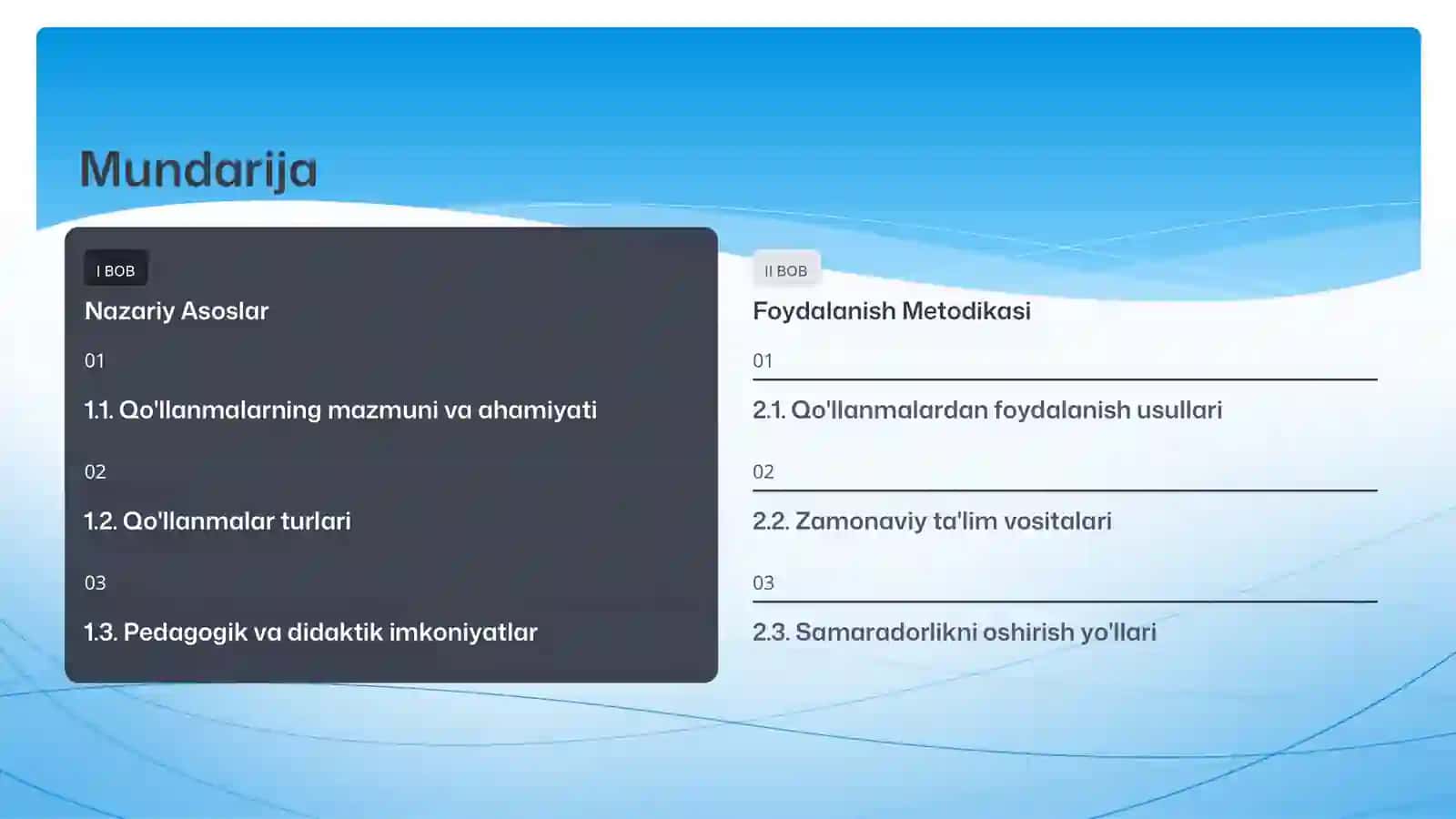 BIOLOGIYA TA'LIMIDA QO'LLANMALARDAN FOYDALANISH 2