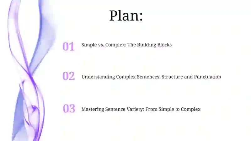 Difference between simple and complex sentences 2