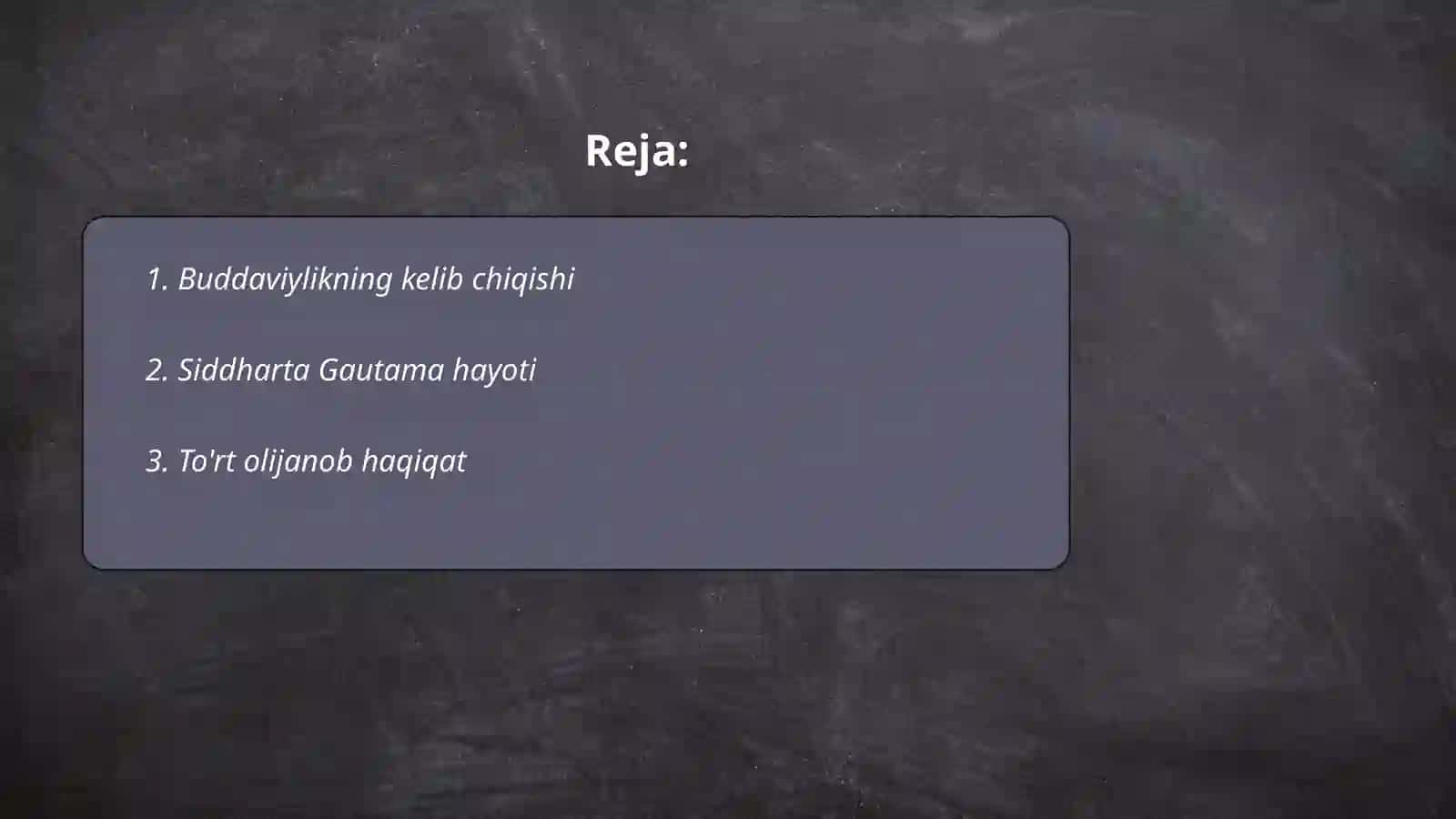 Buddaviylikning kelib chiqishi 2
