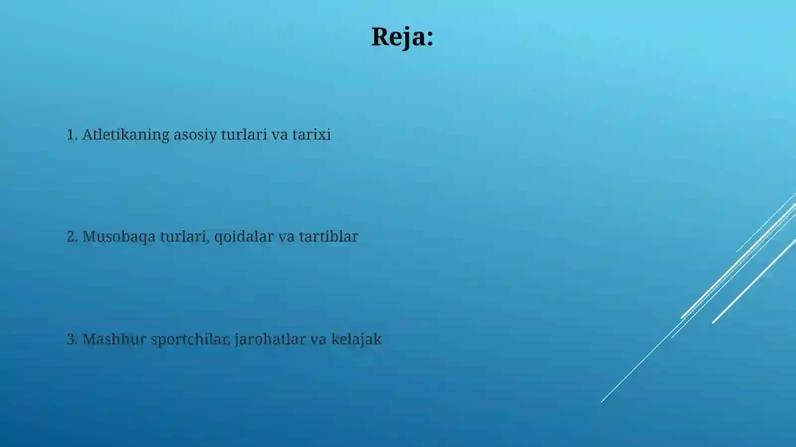Yengil atletika va uning turlari 2