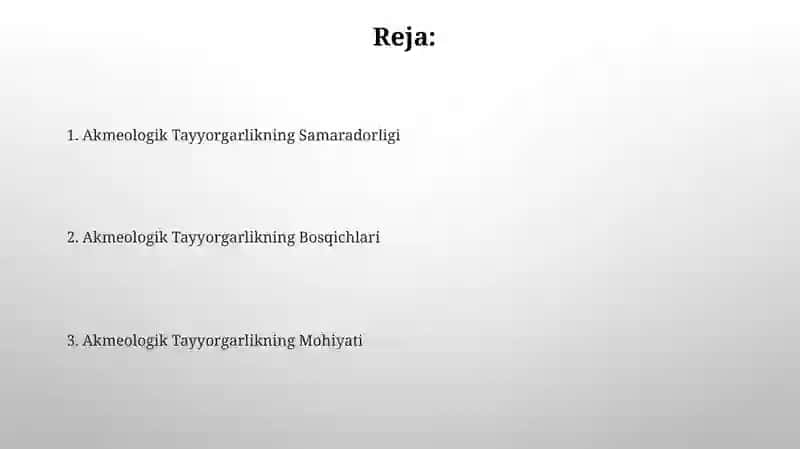 Akmeologik treninglar 2