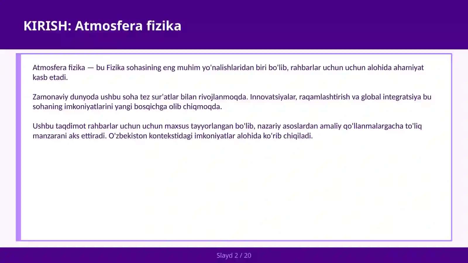 Atmosfera fizika 2