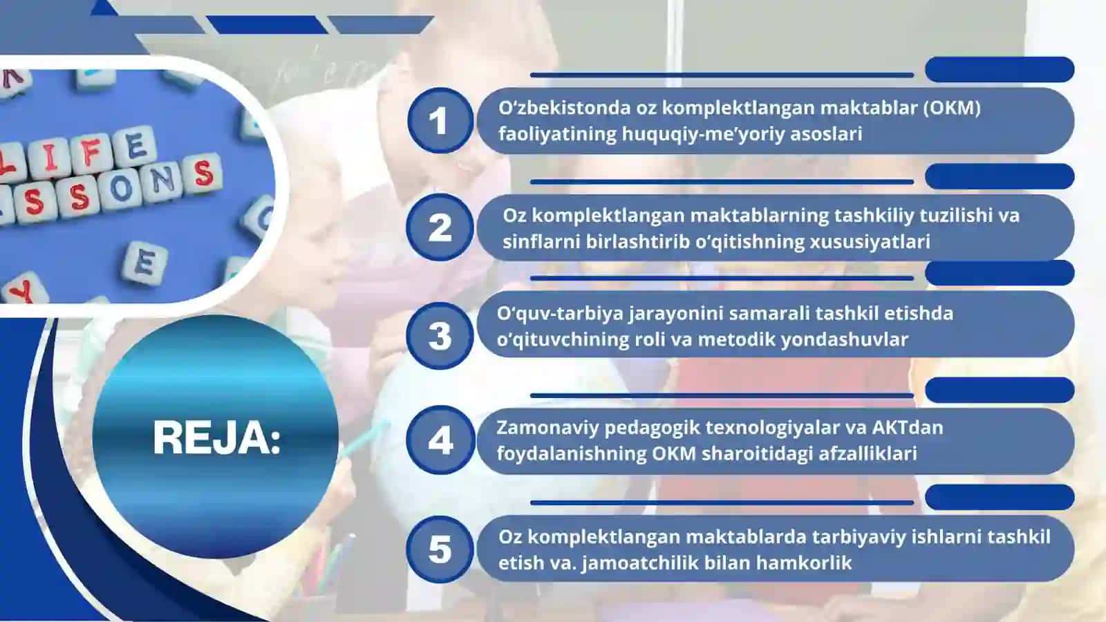 O‘zbekistonda oz komplektlangan maktablarning faoliyati 2