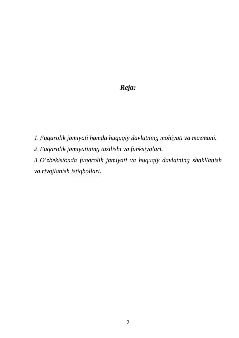Fuqarolik jamiyati va huquqiy davlat tushunchasi va ta’rifi 2