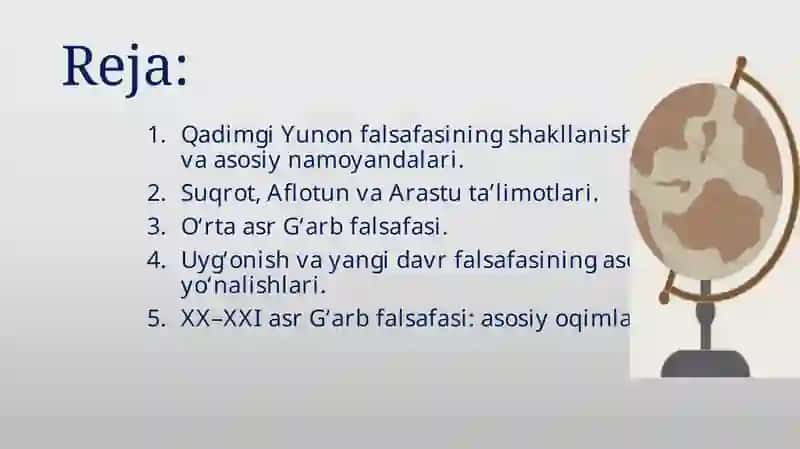 G‘arb falsafasi 2