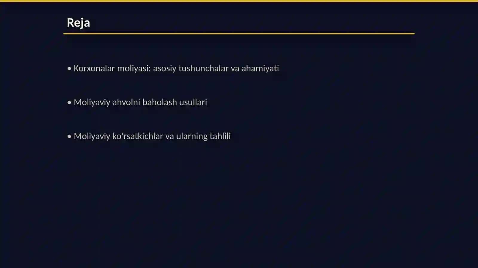 Iqtisodiy va tadbirkorlik tarbiyasida Korxonalar moliyasi va moliyaviy ahvolini baholash 2