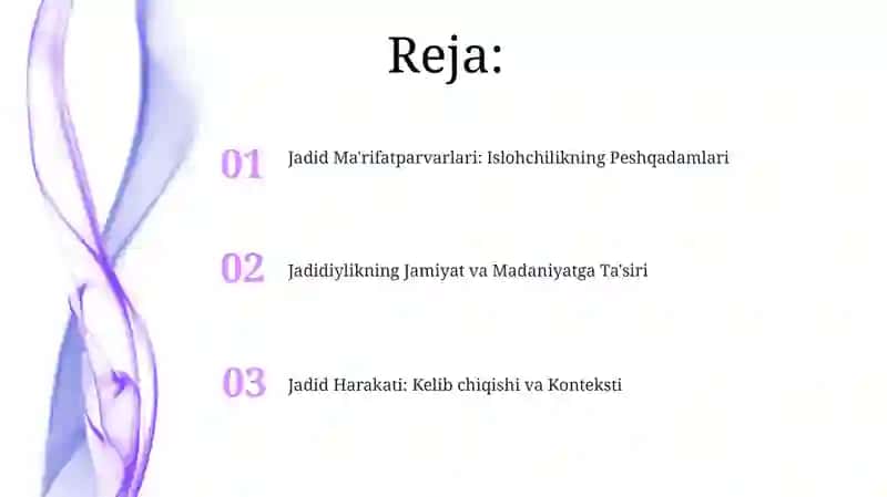 Jadid Ma'rifatparvarlari: Islohchilikning Peshqadamlari 2