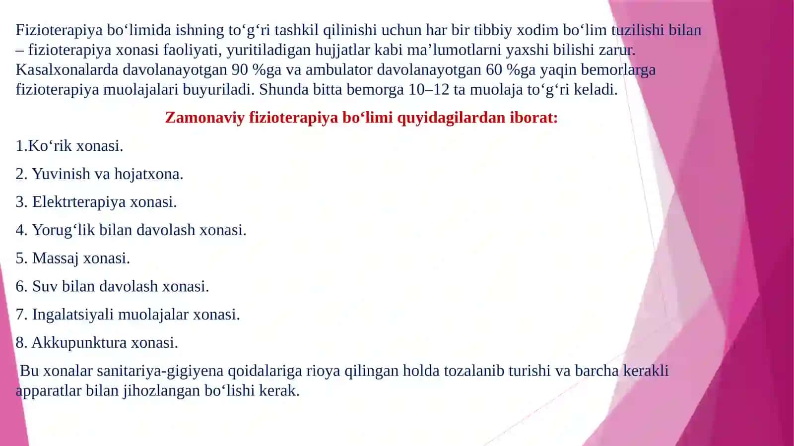 Fizioterapiya va massaj fanlari haqida tushuncha 2