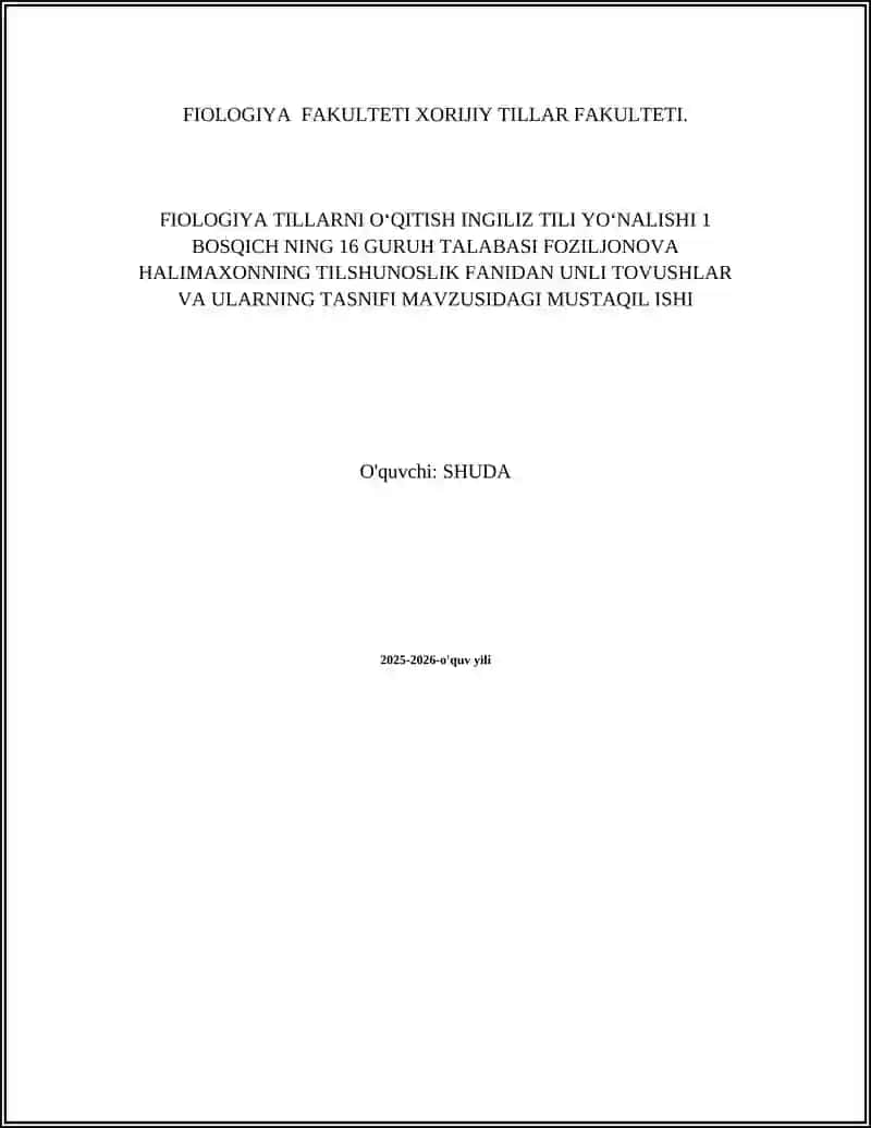 O‘zbekiston Respublikasi Oliy Ta’lim Fan va Innovatsiya Vazirligi University of Economics and Pedagogy 2