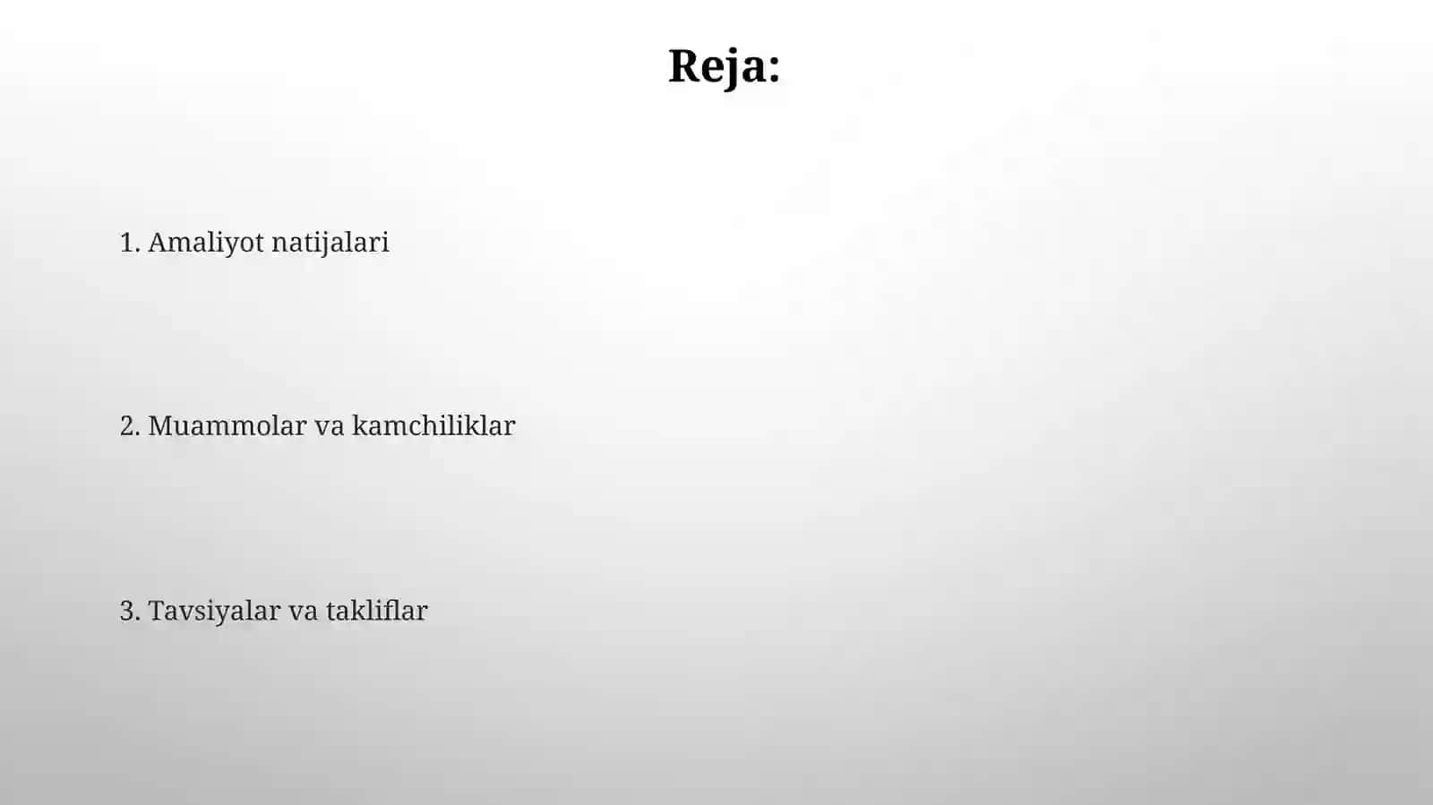 Amaldagi "Adabiyot" darisliklari holatini o'rganib chiqish 2