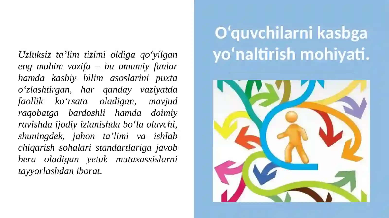 O‘quvchilarni kasb-hunarga yo‘naltirish va psixologik-pedagogik Respublika tashxis markazi faoliyatini takomillashtirish va rivojlantirish to‘g‘risida 2