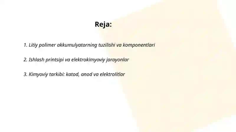 Litiy polimer akkumulyator batareyasi 2