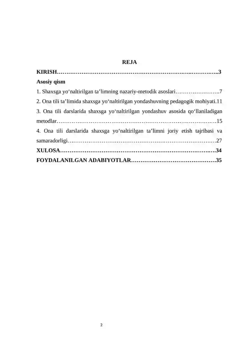 Ona tili taʼlimida shaxsga yoʻnaltirilgan yondashuv 2