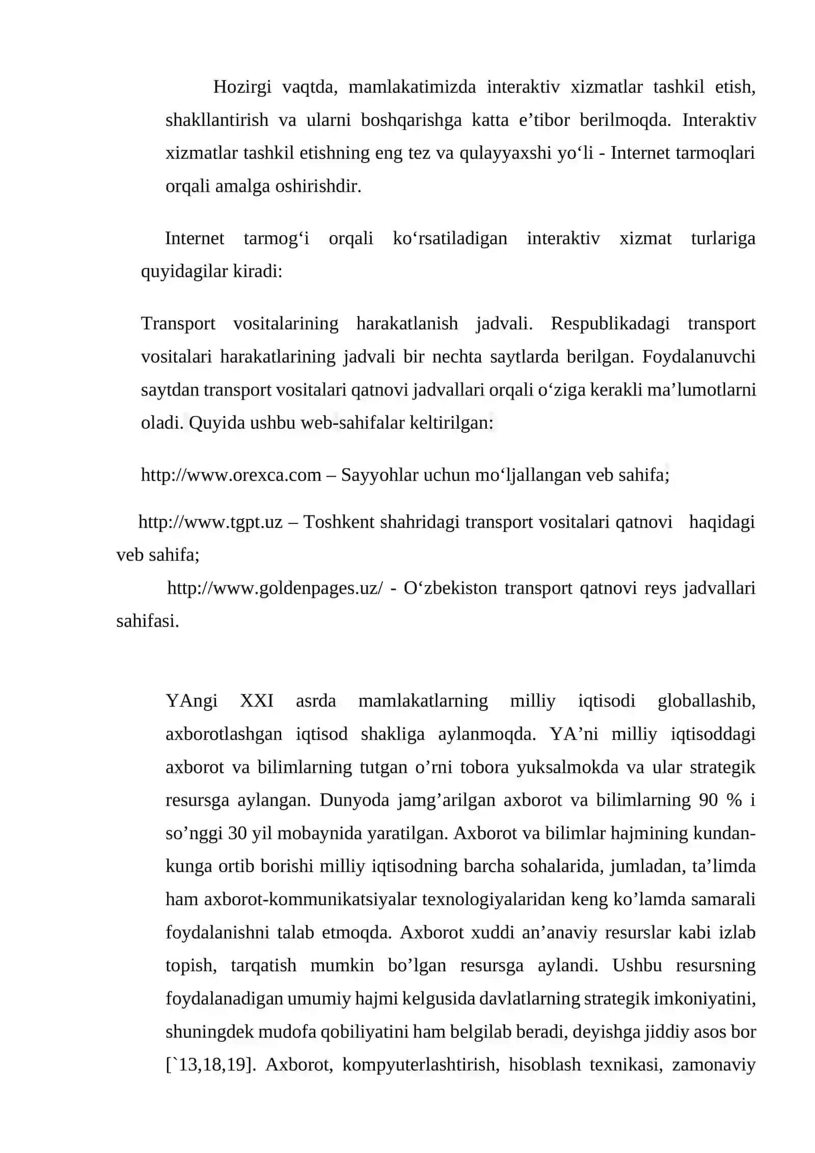 Soha axborot tizimlarining interaktiv xizmatlari 2