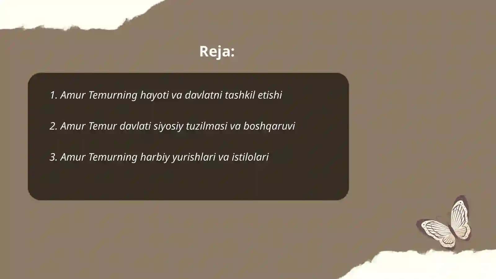 Amur Temur davlati 2