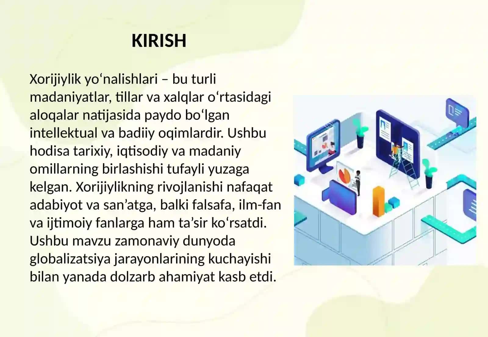 Xorijiylik yo‘nalishlari paydo bo‘lishi va qarashlari 2