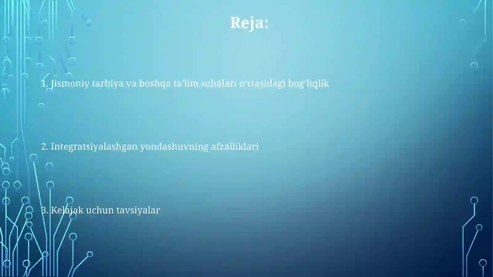Jismoniy tarbiyaning boshqa tarbiya yo‘nalishlari bilan aloqadorligi 2