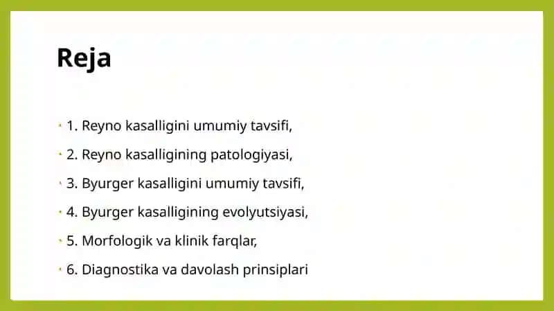 Reyno kasalligi 2