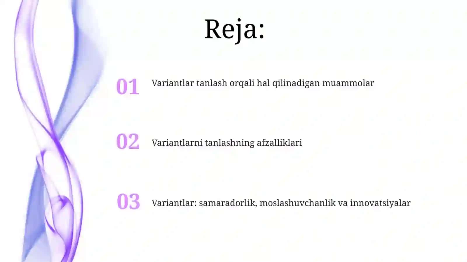 Variant tanlash yoʻli bilan yechiladigan masalalar 2