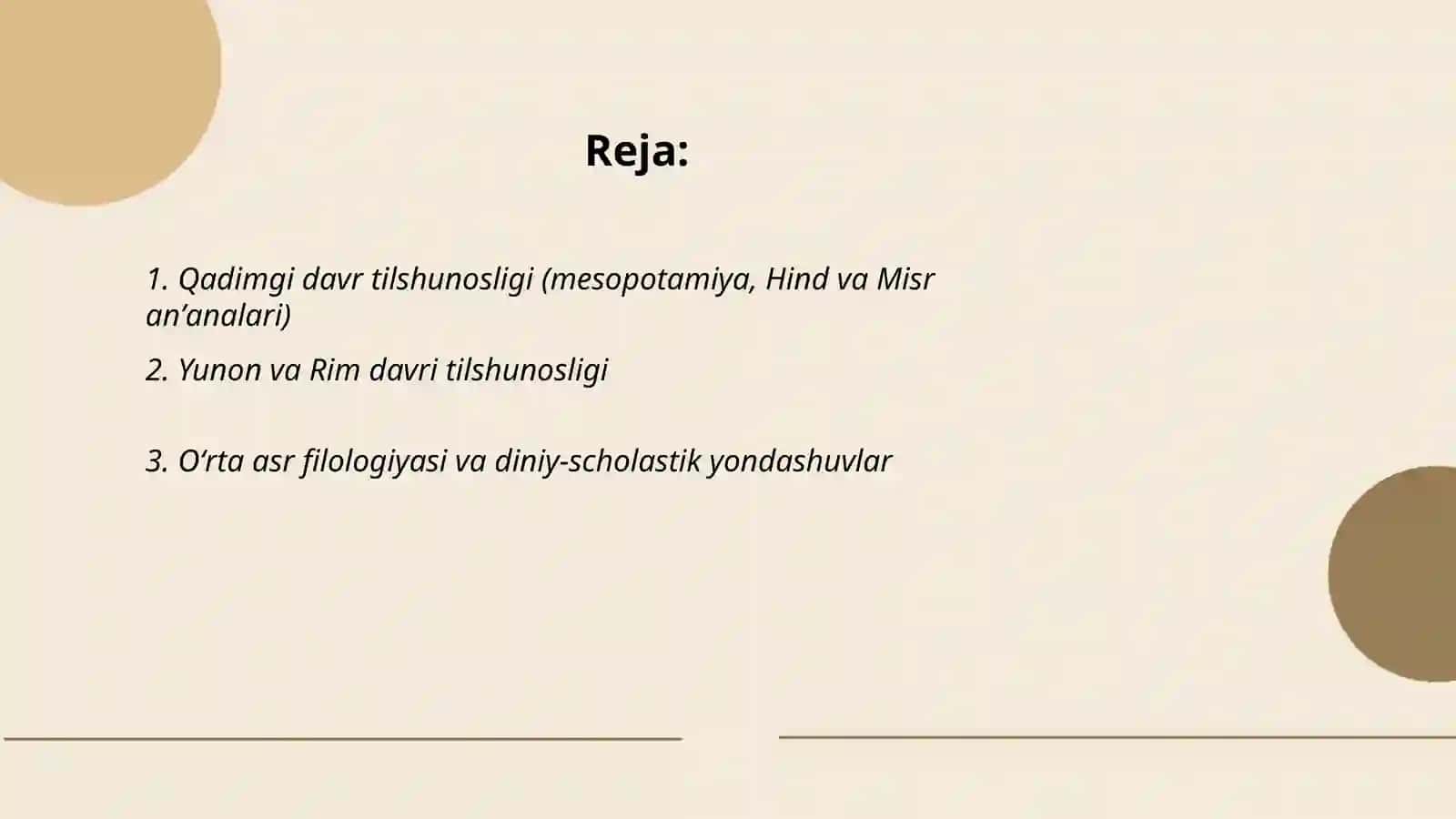 Jahon tilshunosligining tarixiy bosqichlari 2