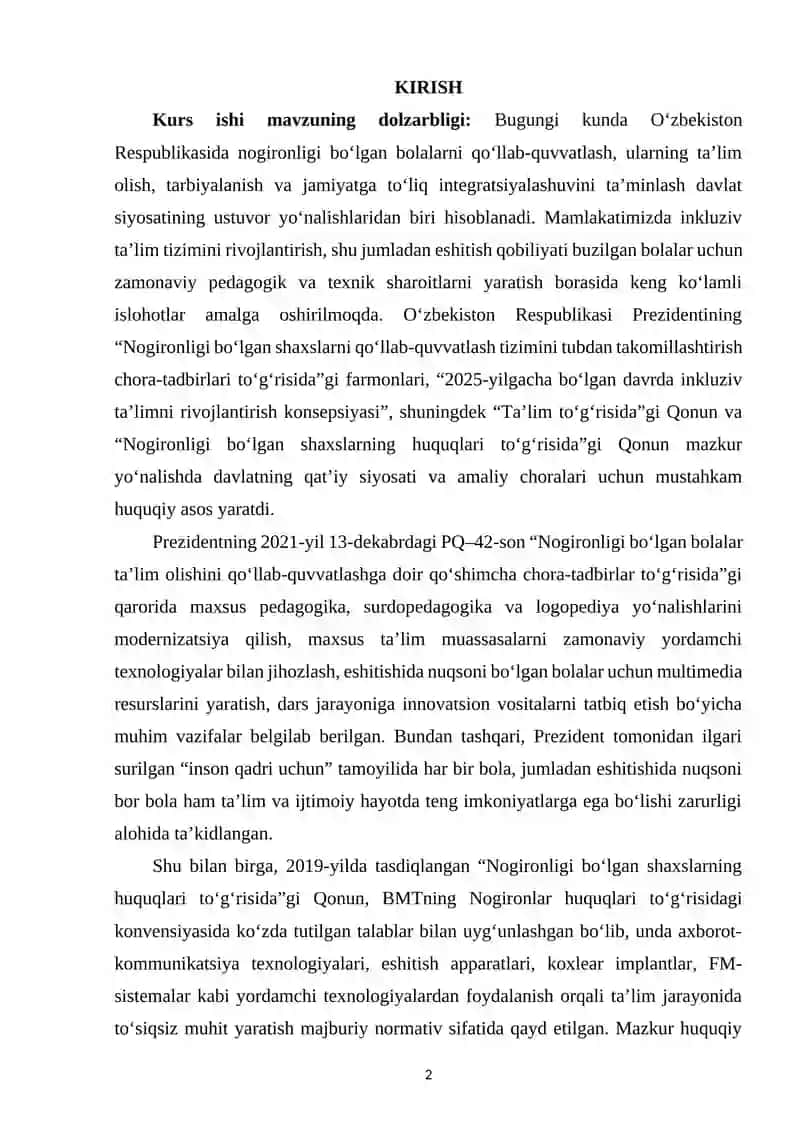 Eshitish qobiliyati buzilgan bolalar uchun yordamchi texnologiyalar 2
