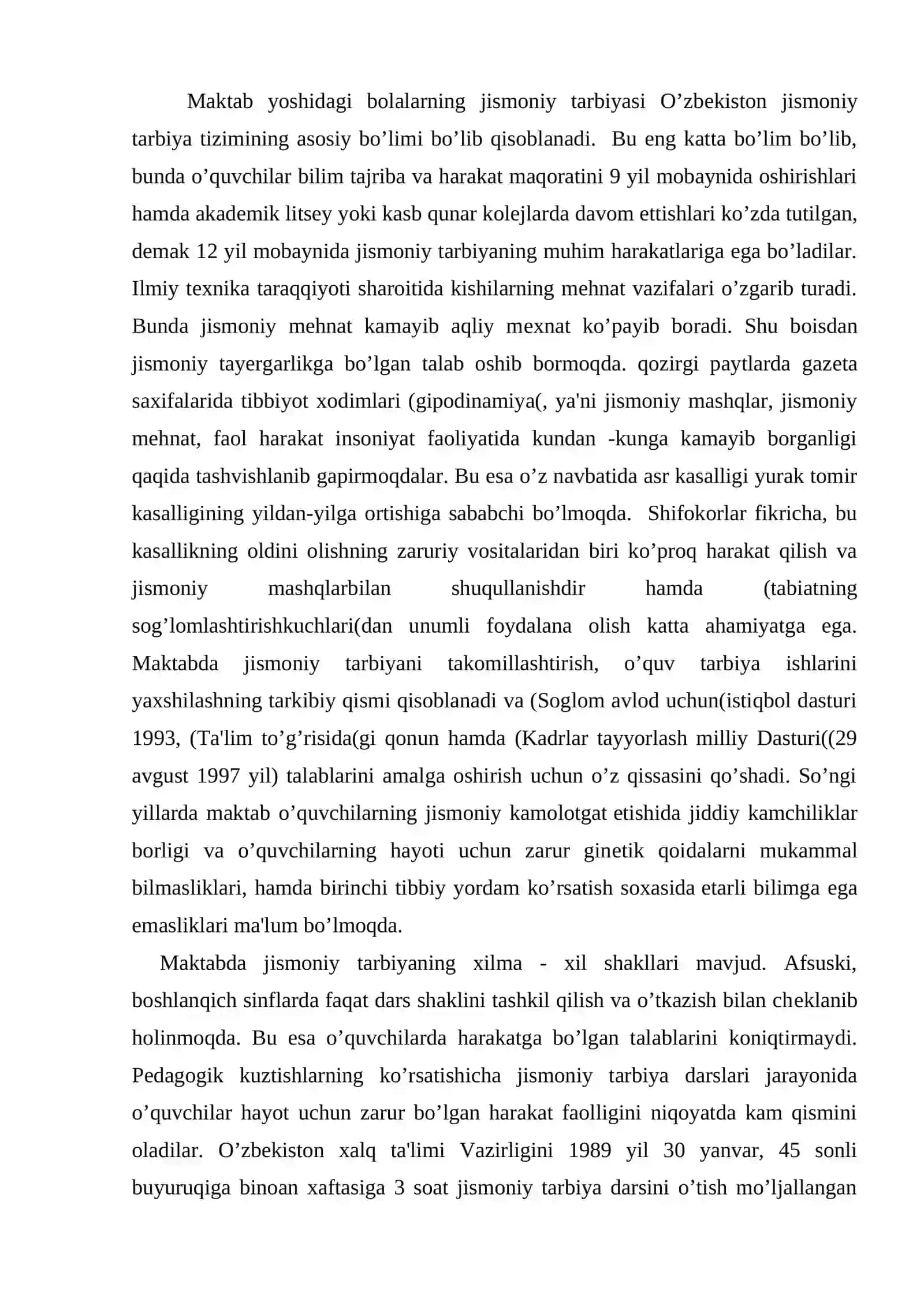 Jismoniy tarbiya bilan shugullanuvchilar tekshirish shakllari va uslublari 2