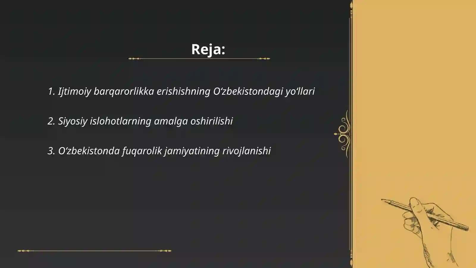O'zbekistondagi Ijtimoiy-siyosiy Jarayonlar 2