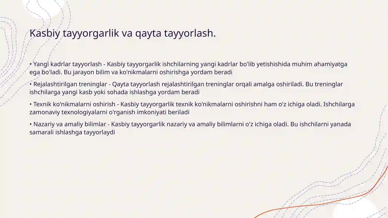 O’zbekiston Respublikasining Kadrlar tayyorlash milliy modeli va uning mohiyati 2