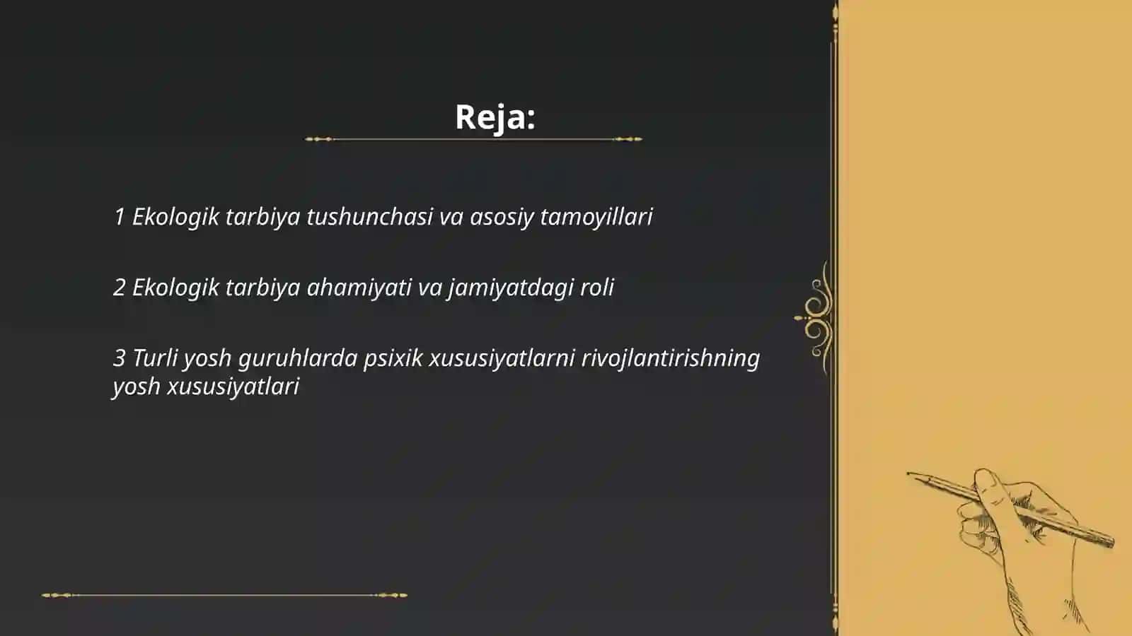 Turli yosh guruhlarida ekologik taʼlim tarbiya berish orqali bolalarning psixik xususiyatlarini rivojlantirish 2