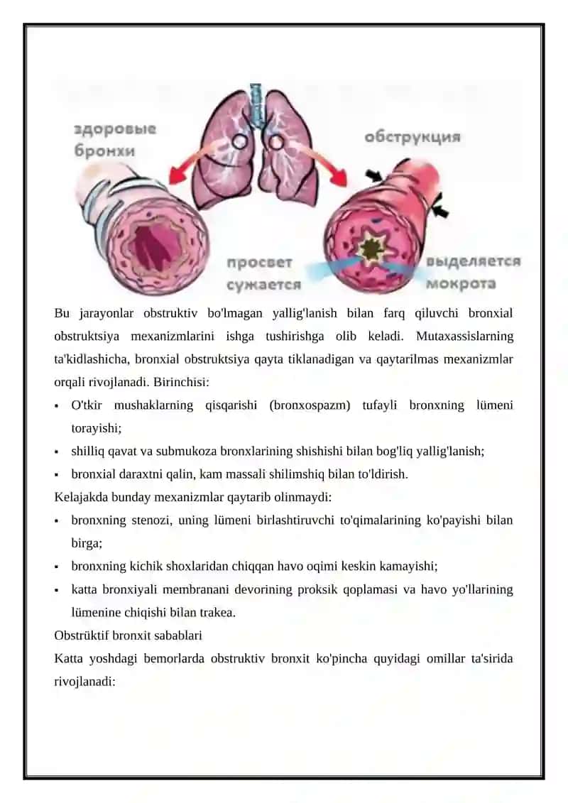 BRONXLAR O’TKAZUVCHANLIGINING TASIR ETUVCHI DORI VOSITALARNING KILINIK FARMAKOLOGIYASI 2