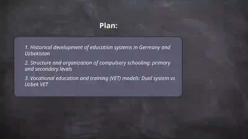 Germanya va Oʻzbekiston talim tizimi va baholash 2
