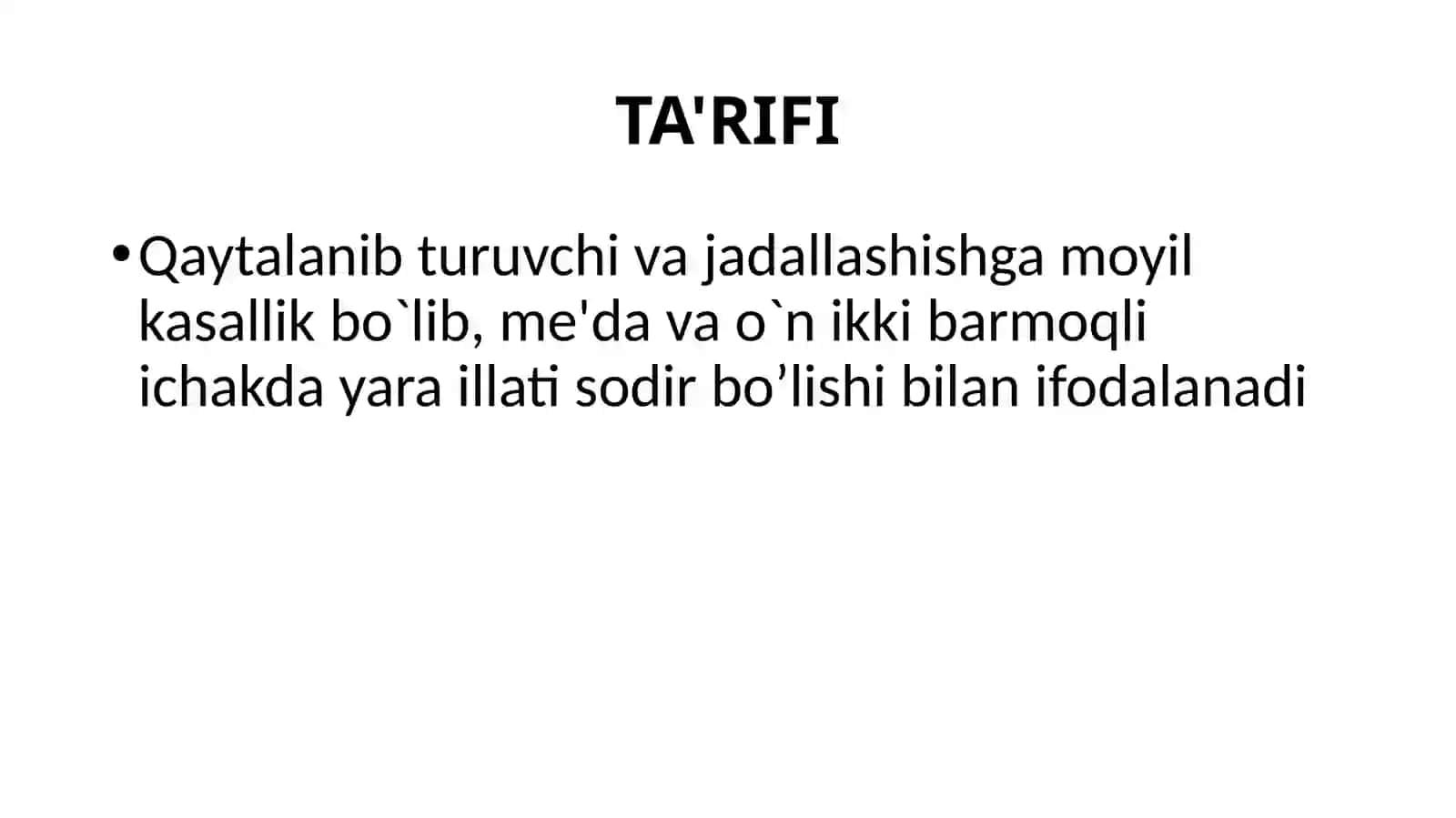 Meda va ichak yarasi 2