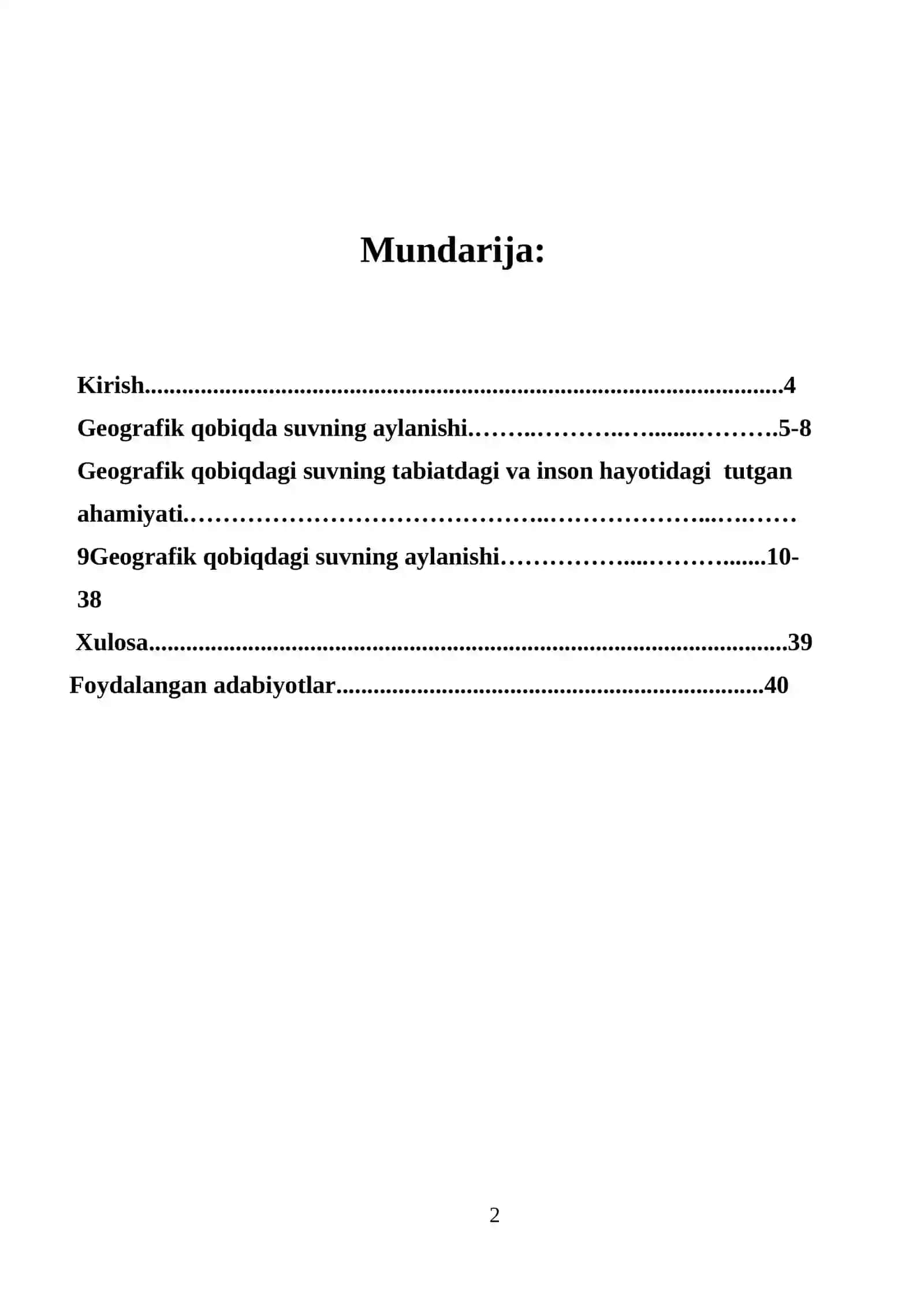 Geografik qobiqda suvning aylanma harakati 2