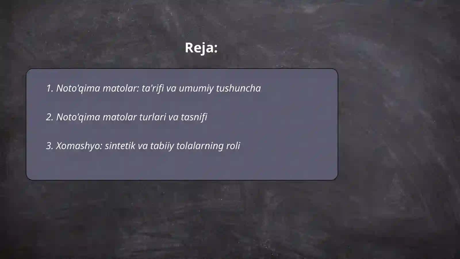 Noto'qima matolar haqida ma'lumot 2