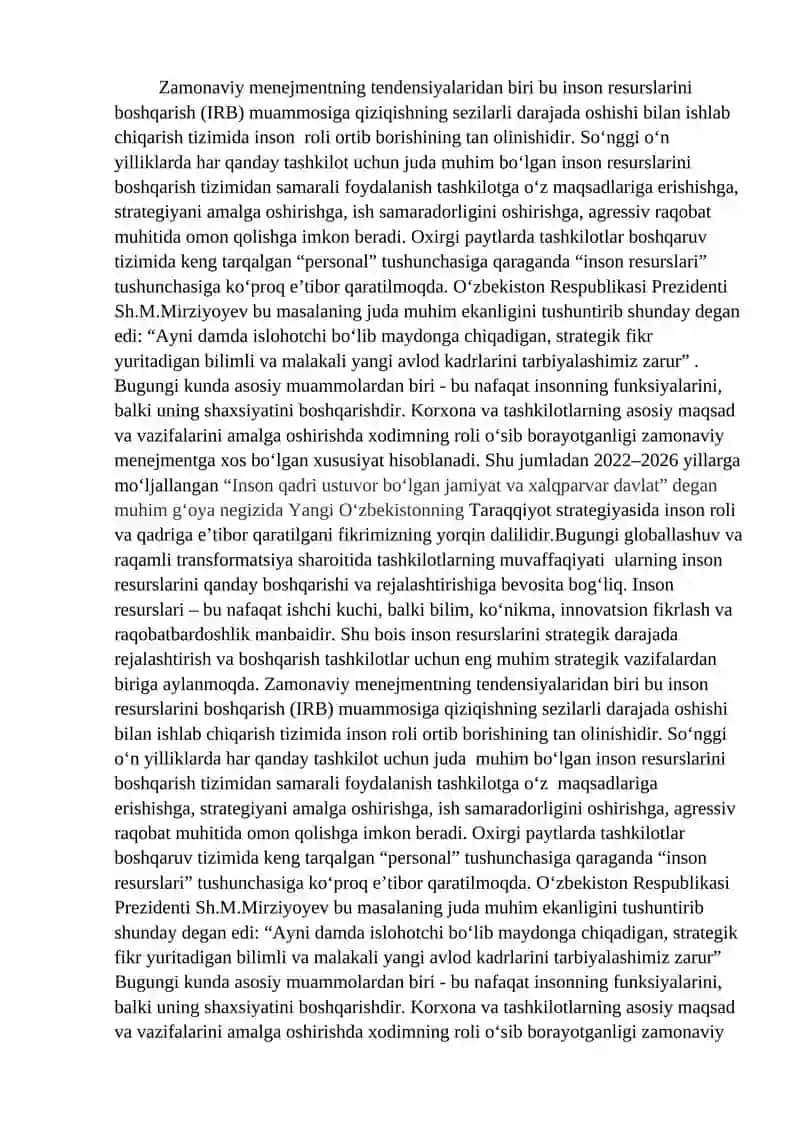 Inson Resurslarini Boshqarishda Innovatsion Yondashuvlar Ilmiy-Nazariy Asoslar 2