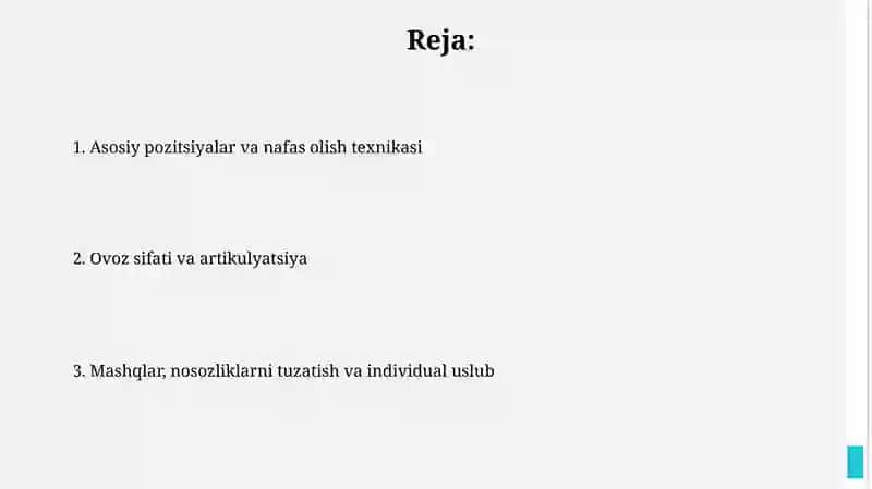 Sportcha brass texnikasi 2