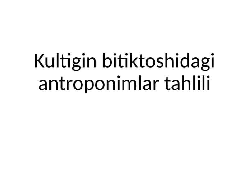 Kultegin Bitiktoshiya 2