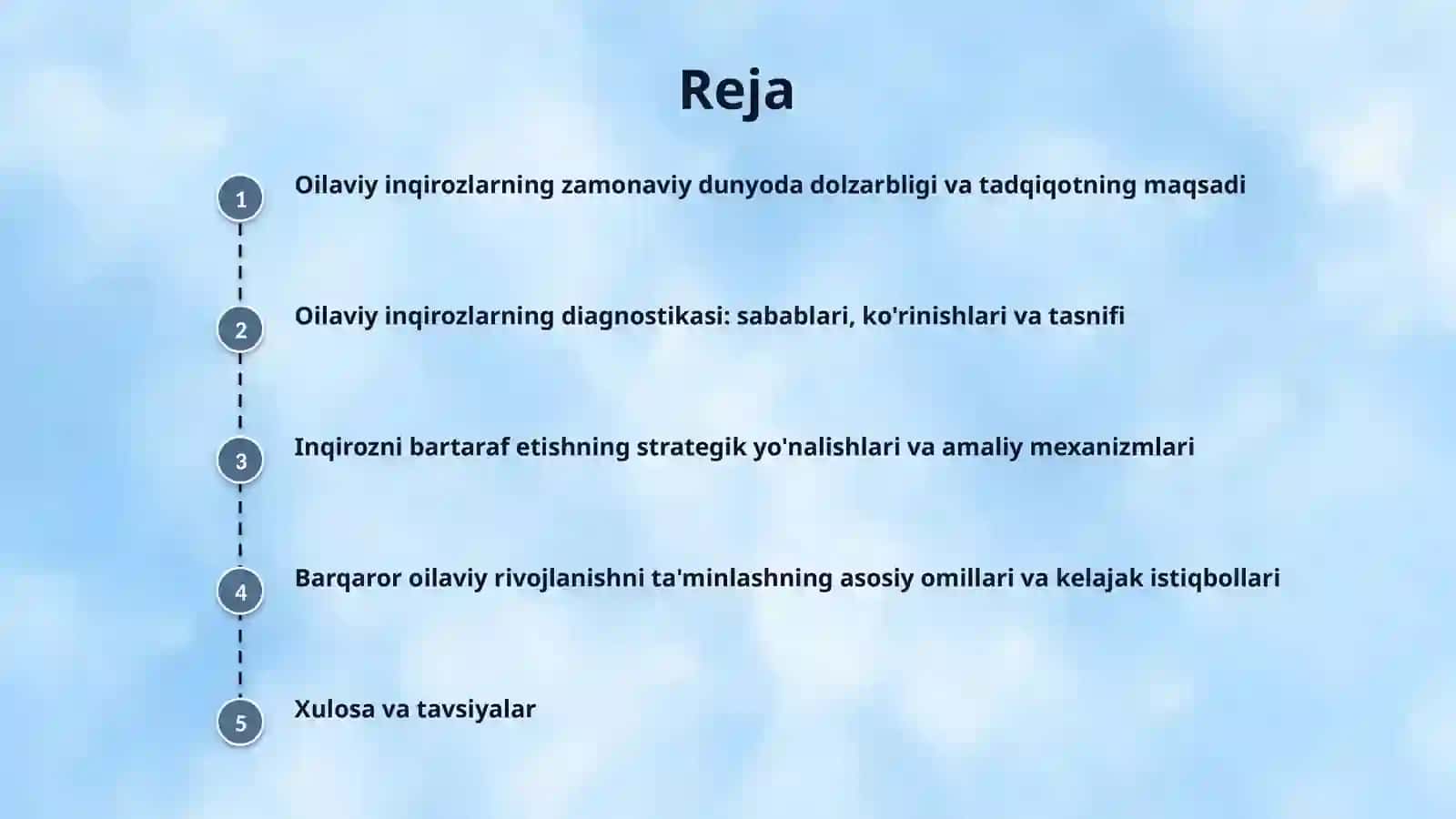 Oilaviy inqirozni bartaraf etish: Diagnostikadan barqarorlikka qadar bo'lgan bosqichlar 2