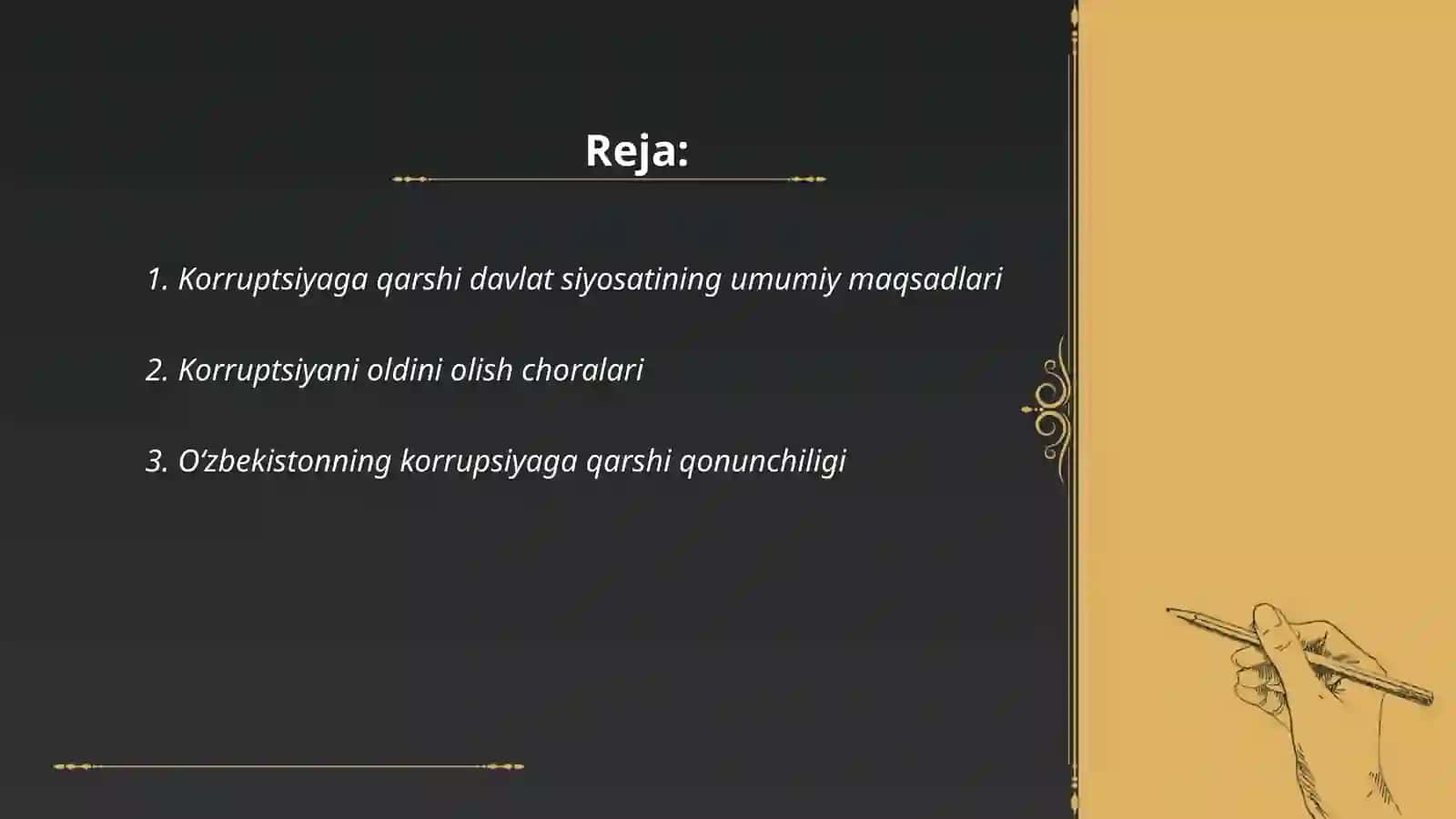 O’zbekiston Koruksiyaga qarshi kurashishga oid davlat siyosatining asosiy yonalishini qiyosiy tahlil 2