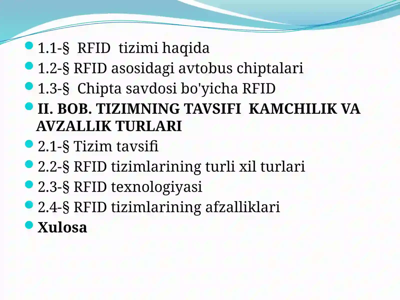 RFID tizimlari 2