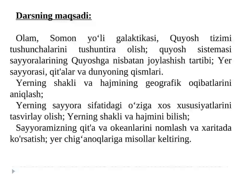 Olam va uning yaralishi haqida umumiy tushunchalar 2