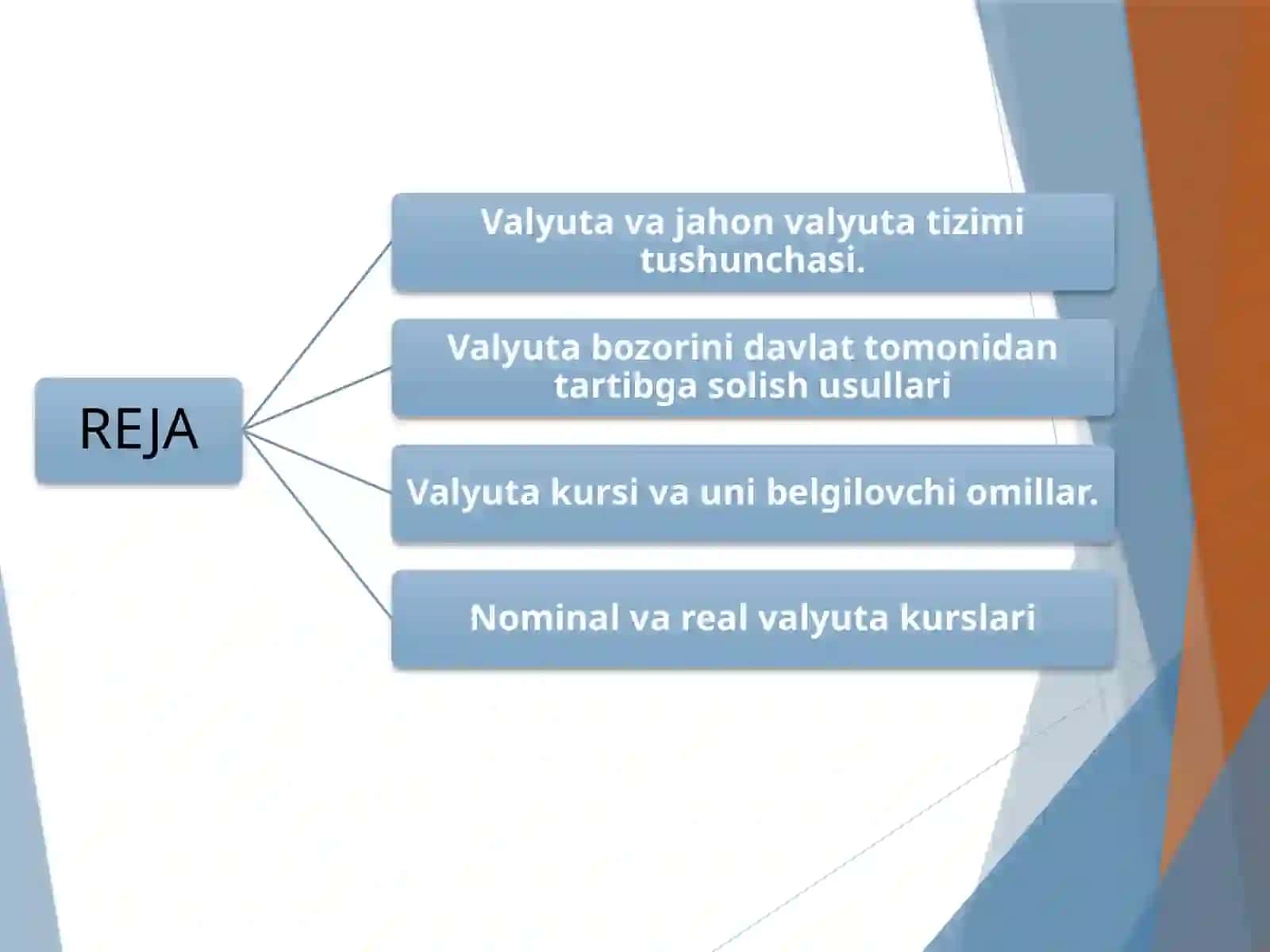 Ochiq iqtisodiyotda valuta kursi siyosati 2