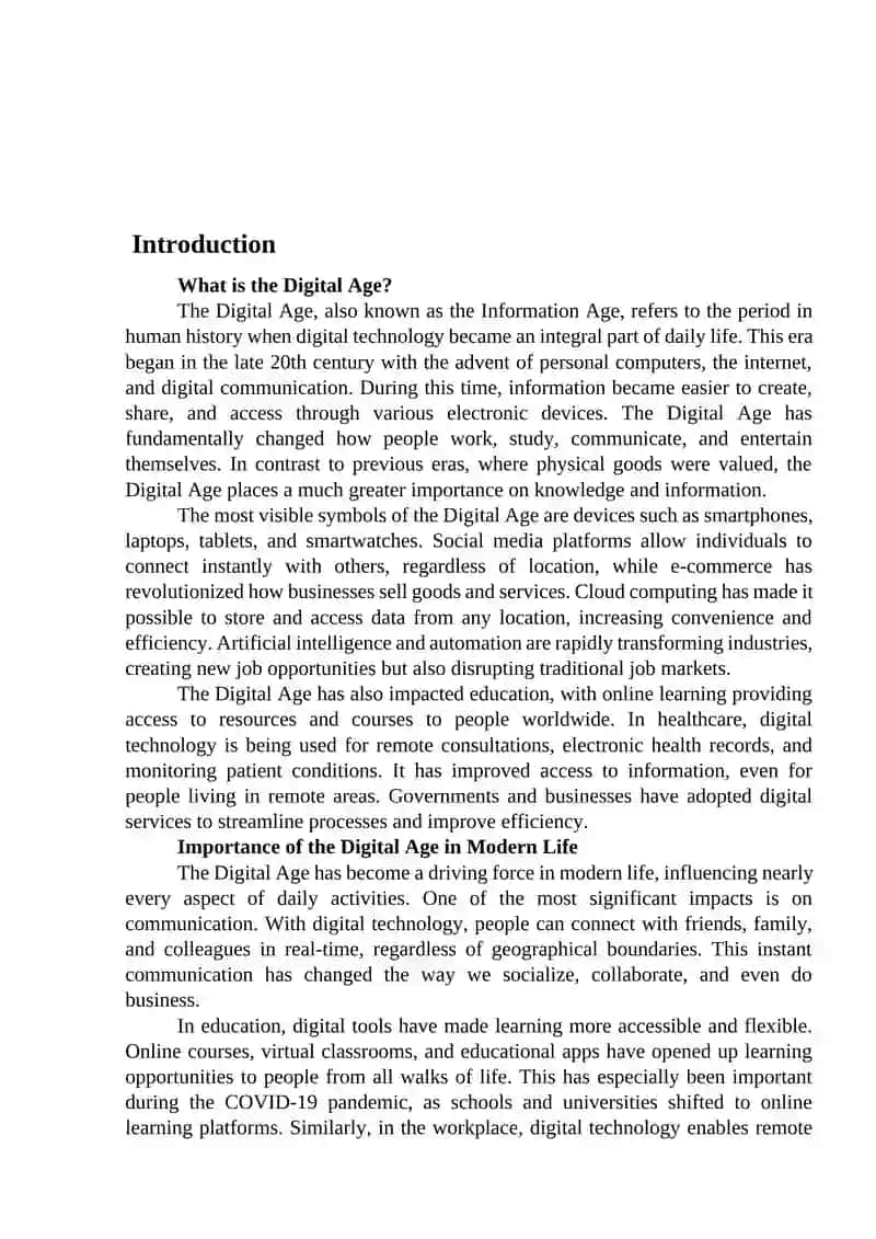 The Digital Age 2
