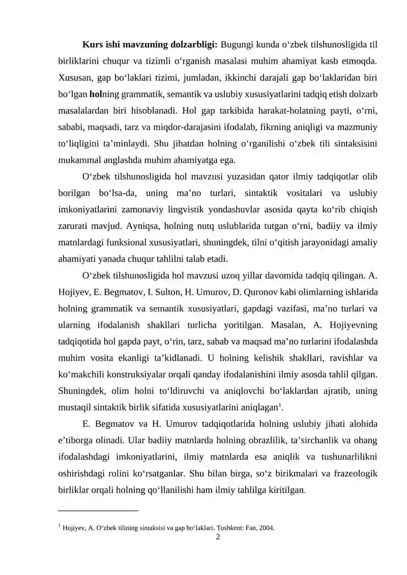 Hol va uning o‘zbek tilshunosligida tadqiqi 2
