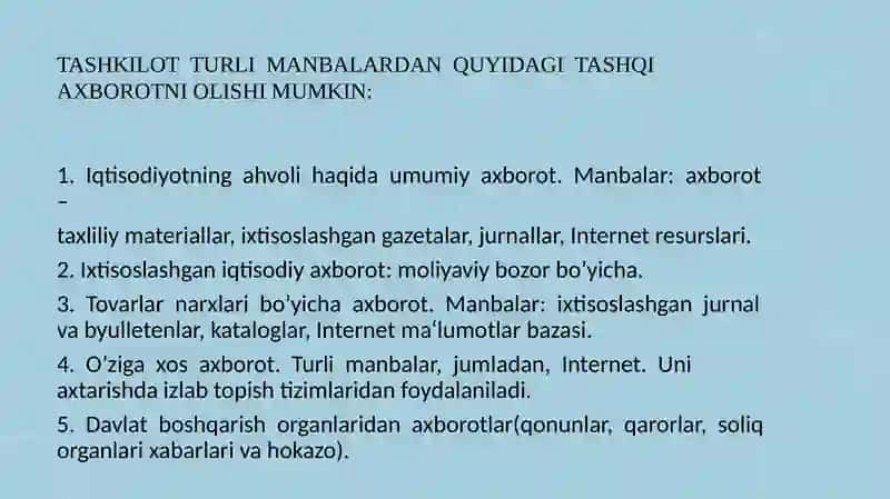 Tashqiiqtisodiyaxborotta’minotidazamonaviytexnologiyalar 2